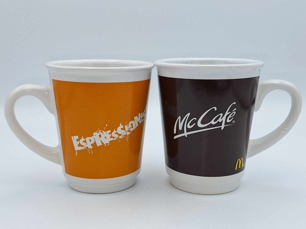 4x McCafe Tassen von 2010
